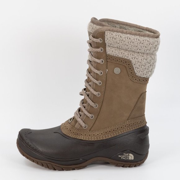 The North Face Women's Shellista II Mid 'Split Rock Brown' Winter Boots Snow - Picture 5 of 10